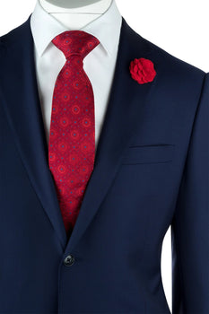 Luxury Slim Fit Cobalt Blue Suit – Porto Style by Ermenegildo Zegna - Image 2