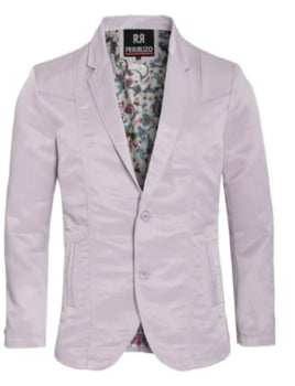 Men's Western Silver Blazer Slim Fit Shiny Finish Sport Coat for Weddings, Prom & Formal Events