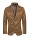 Men's Western Camel Blazer Slim Fit Shiny Finish Sport Coat for Weddings, Parties & Formal Events