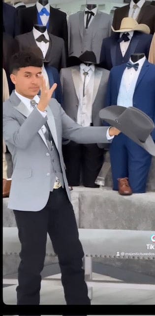 Western Suits For Wedding - Grey Western Tuxedo - Cowboy tuxedo