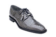 Belvedere Batta Gray Genuine Crocodile Leather Shoe