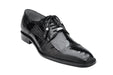 Belvedere Batta Black Genuine Crocodile Dress Shoe