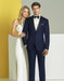 Men's Navy Slim Fit Peak Lapel Tuxedo by Designer Tuxedos