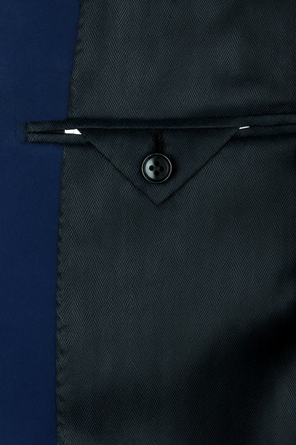 Mens Black Porto Suit – Slim Fit Superfine Wool by Ermenegildo Zegna - Image 5