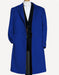 Royal Blue ~ Indigo ~ Saphire ~ Bright Blue Soft Wool Overcoat Winter Men's Topcoat Sale