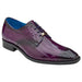 Belvedere Hand Painted Eel Skin Dress Shoe – Antique Purple