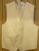 IVORY  GROOMSMEN DRESS TUXEDO WEDDING Vest ~ Waistcoat ~ Waist coat & TIE SET Buy 10 of same color Tie For $25 Each - Men's Neck Ties - Mens Dress Tie - Trendy Mens Ties