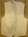IVORY  GROOMSMEN DRESS TUXEDO WEDDING Vest ~ Waistcoat ~ Waist coat & TIE SET Buy 10 of same color Tie For $25 Each - Men's Neck Ties - Mens Dress Tie - Trendy Mens Ties