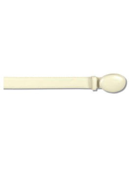 Los Altos Cream ~ Ivory ~ Off White All-Over Genuine Deer Belt