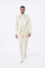 Men’s Ivory Floral Tuxedo with Wide Shawl Lapel | Wedding & Prom Wear