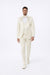 Men’s Ivory Floral Tuxedo with Wide Shawl Lapel | Wedding & Prom Wear
