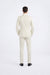 Men’s Ivory Slim Fit Tuxedo | Peak Framed Lapel Wedding Suit