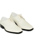 VANGELO Boy TUX-5KID Dress Shoes For Men Perfect for Wedding Formal Tuxedo Ivory Patent - Men's Shiny Shoe