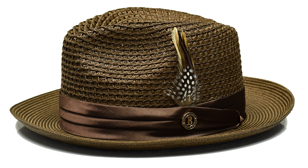 Bruno Capelo Julian Collection Hat in Chocolate Brown