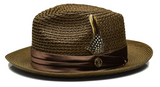 Bruno Capelo Julian Collection Hat in Chocolate Brown
