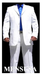 Joun Paul White 3 Buttons Super Cool Men S Suit