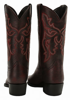 Mens King Exotic Teju Lizard Western Boots Black Cherry (4980718) - Image 3