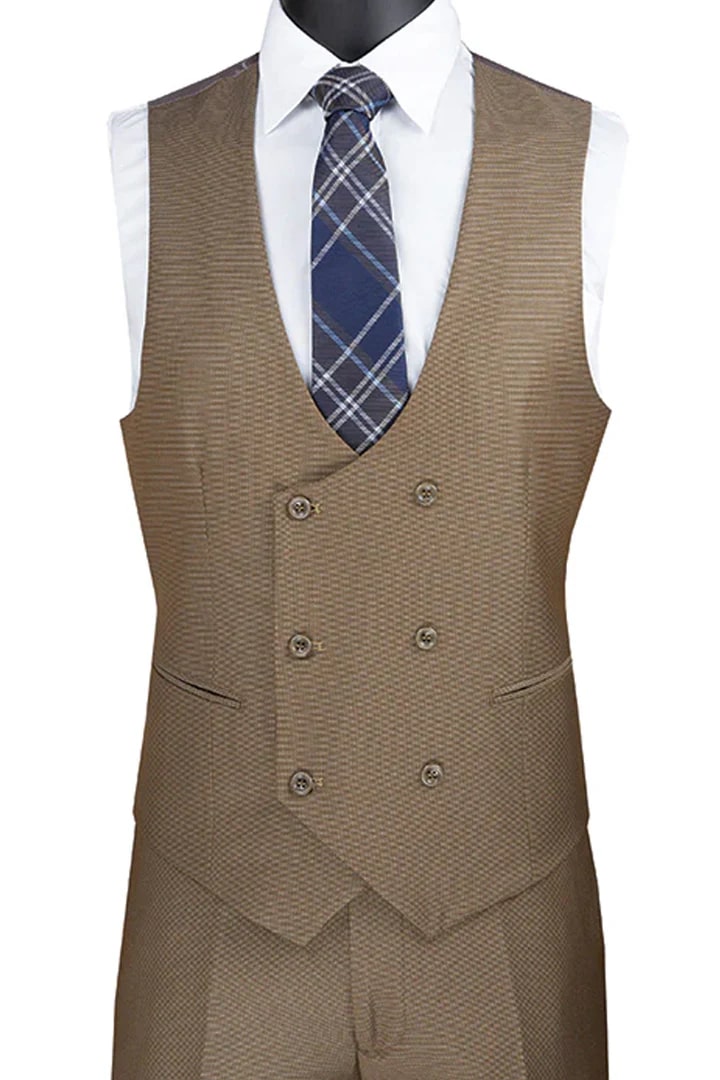 Tan Suits For Wedding - Tan Groomsmen Suits - Tan Fit Tuxedo