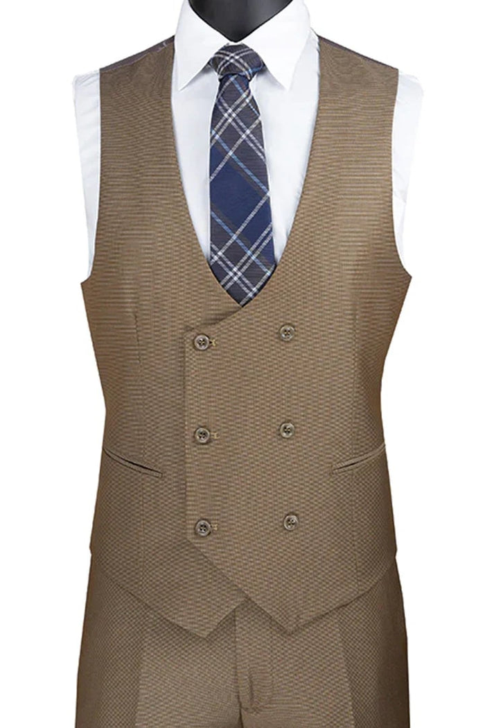 Tan Suits For Wedding - Tan Groomsmen Suits - Tan Fit Tuxedo