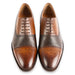 P0005223 -Kand -Two Lace up-Brown+Tan