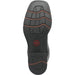 Laredo Kane Black Leather Broad Square Toe Boots for Men