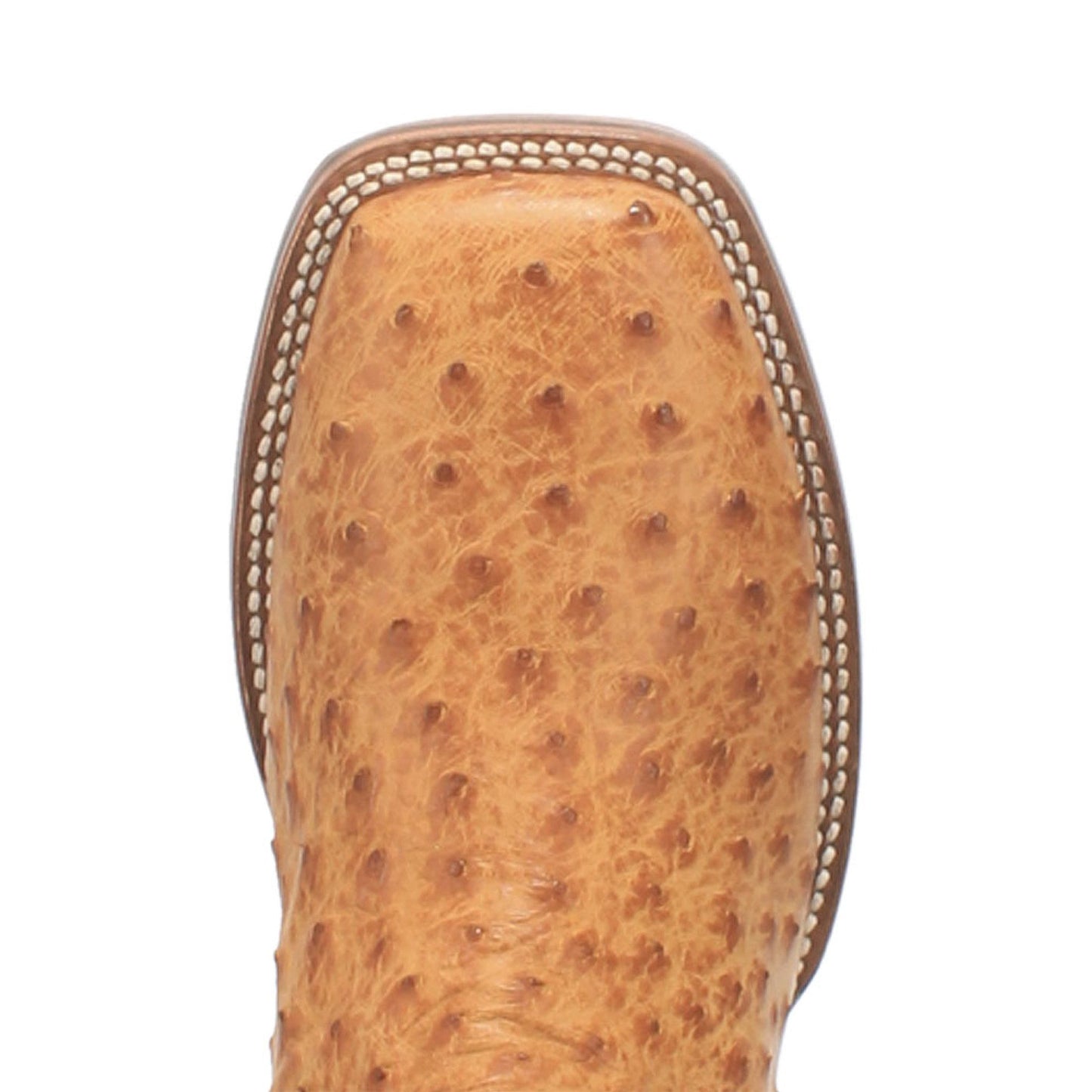 Dan Post Men’s Kershaw Saddle and Brown Genuine Ostrich 11 Cowboy Certified Leather Boot - Image 6