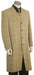 Men's Plaid ~ Windowpane Fashion Zoot Suit Khaki ~ Tan ~ Beige