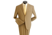 Men'S True Slim Affordable Cheap Priced Business Suits Clearance Sale Online Sale - Khaki