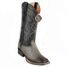King Exotic Men's Ostrich Square Toe Boots