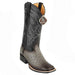 King Exotic Men's Ostrich Square Toe Boots