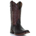 Corral Brown Caiman Square Toe Boot