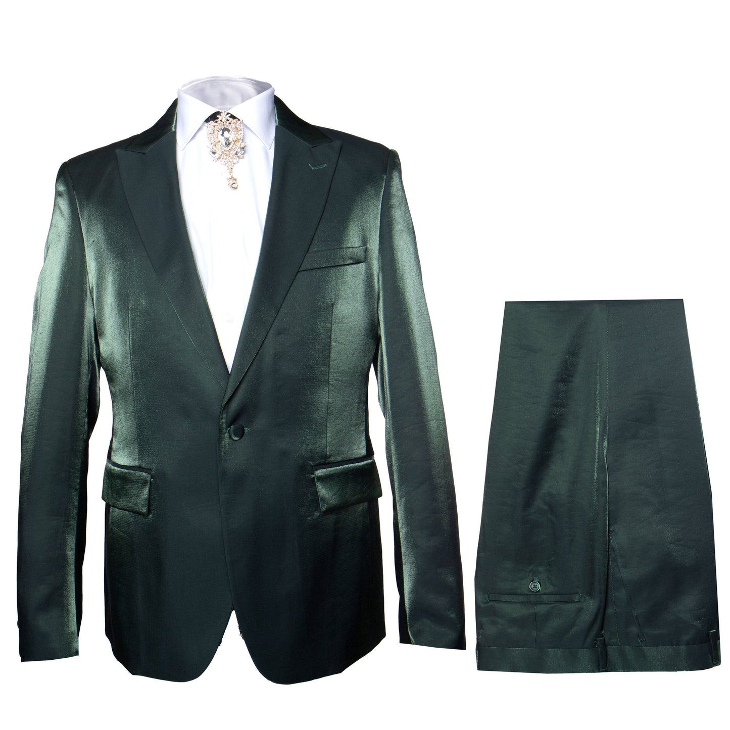 Rossi Man LEO RM1611 – Slim Fit 3-Piece Suit for Men | Modern Tailored Formalwear