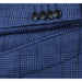 Saco vaquero - Western Sport Coat - Western Blazer- Mens Slim Fit Two Button Summer Linen Sport Coat Blazer In Navy Blue Windowpane Plaid