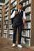 Men's Stacy Adam's Two Button Fancy Vested Suit in Midnight Black