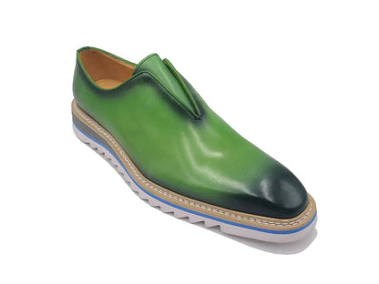 Laceless Loafer with Contrast color lightweight sole - Image 15