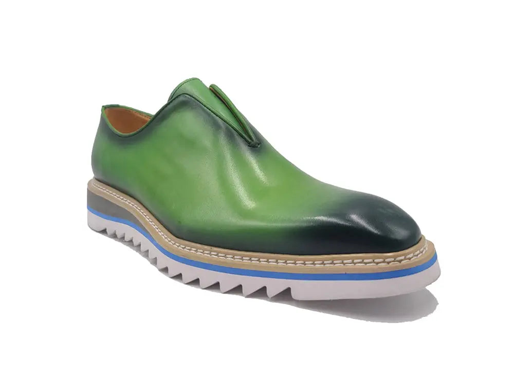 Laceless Loafer with Contrast color lightweight sole - Image 16