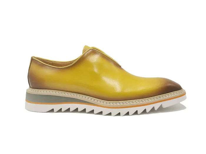 Laceless Loafer with Contrast color lightweight sole - Image 9