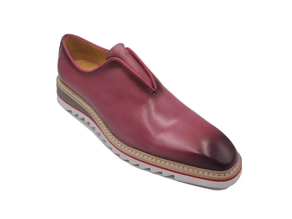 Laceless Loafer with Contrast color lightweight sole - Image 2