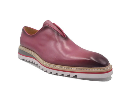 Laceless Loafer with Contrast color lightweight sole - Image 3