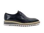Carrucci Laceless Loafer with Contrast Color Lightweight Sole