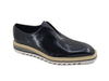 Carrucci Laceless Loafer with Contrast color lightweight sole