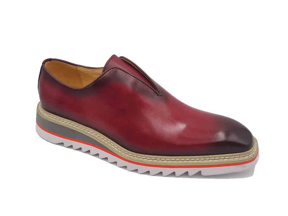 Laceless Loafer with Contrast color lightweight sole - Image 22