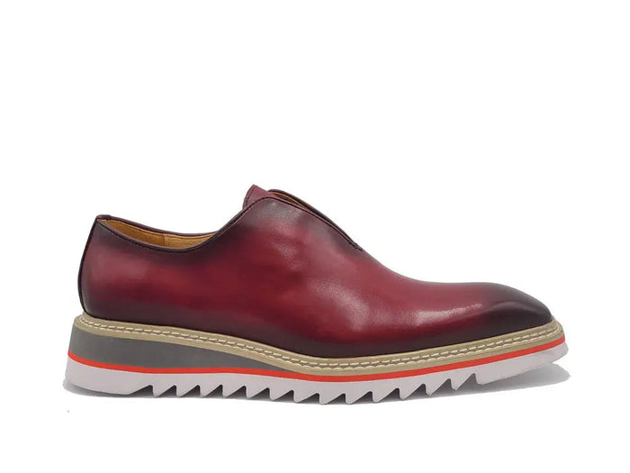 Laceless Loafer with Contrast color lightweight sole - Image 23