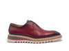 Carrucci Laceless Loafer with Contrast color lightweight sole