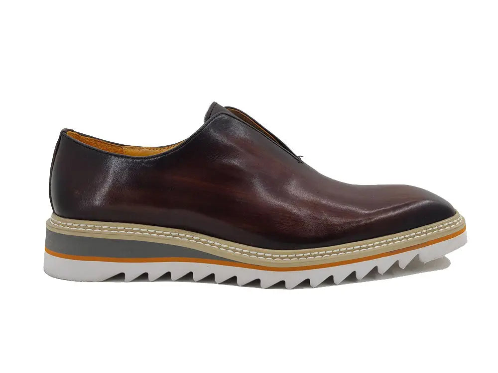 Laceless Loafer with Contrast color lightweight sole - Image 26