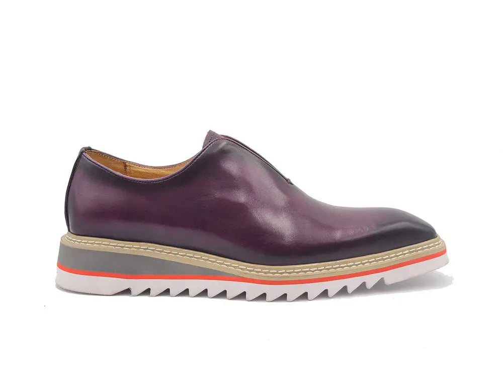 Laceless Loafer with Contrast color lightweight sole - Image 34