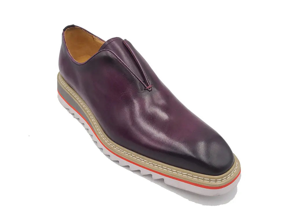 Laceless Loafer with Contrast color lightweight sole - Image 37