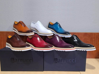 Laceless Loafer with Contrast color lightweight sole - Image 42