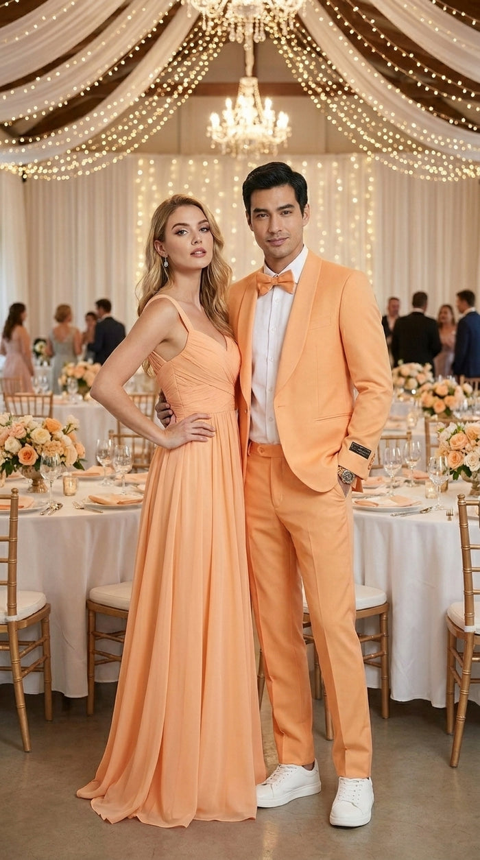 Orange Suits for Prom for Every Occasion
