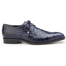 Belvedere Lago Navy Alligator Men's Dress Shoe